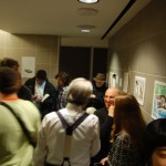 Guerilla exhibition in the bathrooms of the Boston MFA
