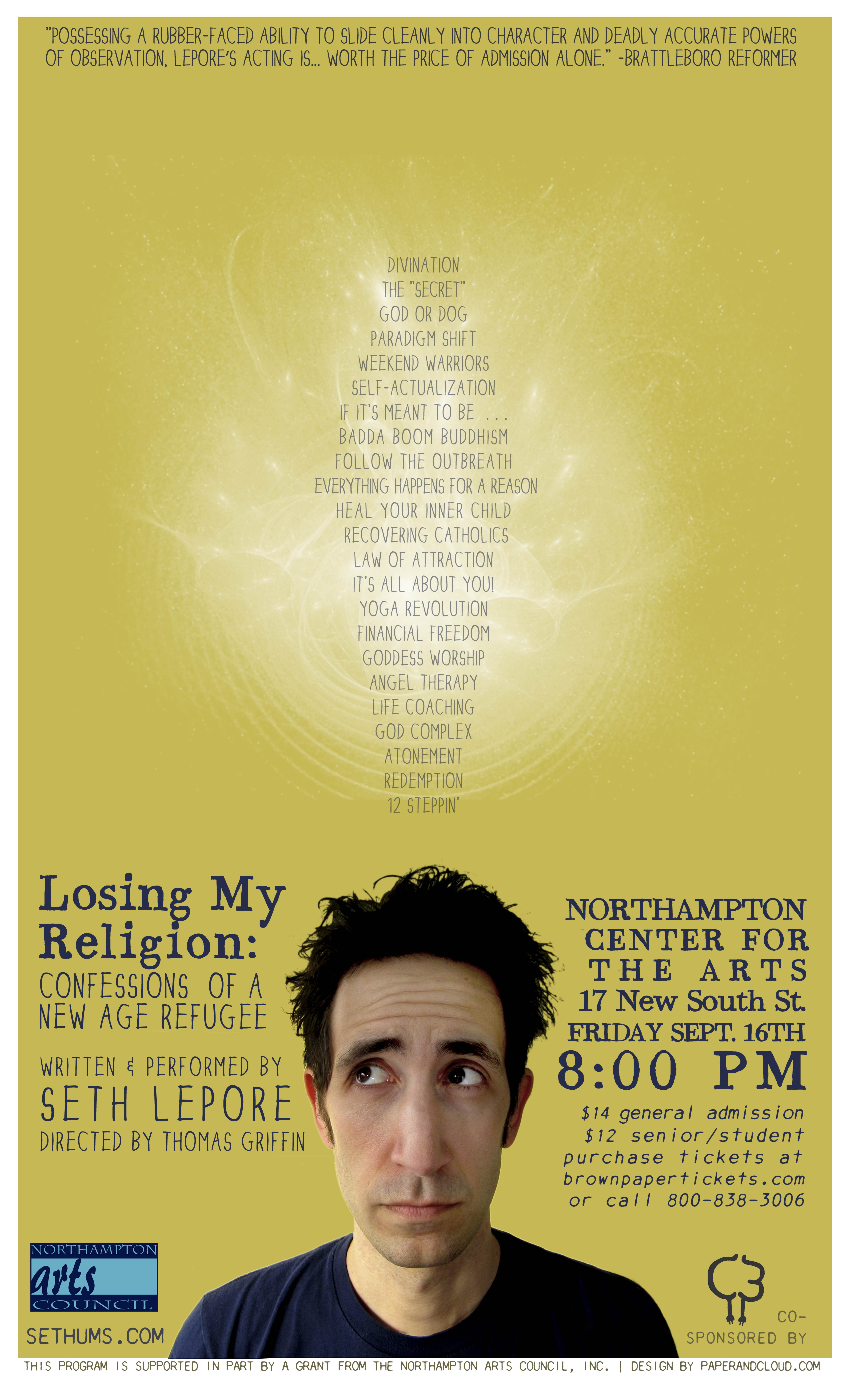 Losing My Religion at Noho Center for the Arts